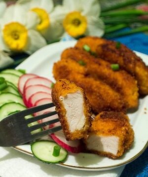 Наггетсы Традиционные, из мяса цыпленка, Золотой Петушок, 300 г